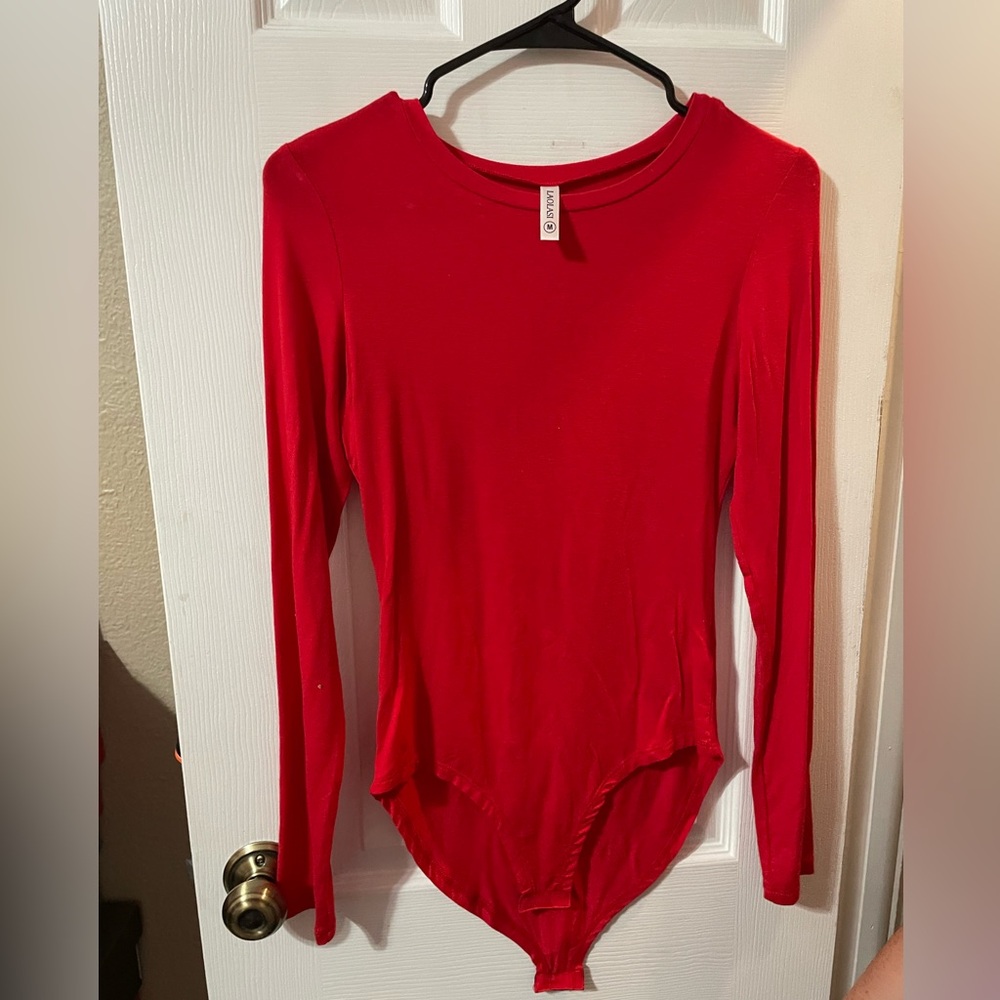 Red bodysuit